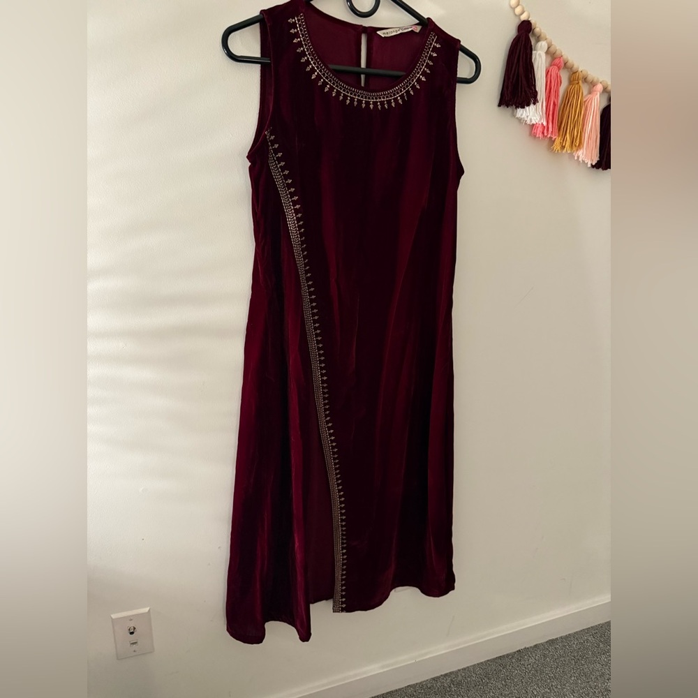 Velvet wine kurta